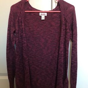 MAROON CARDIGAN
